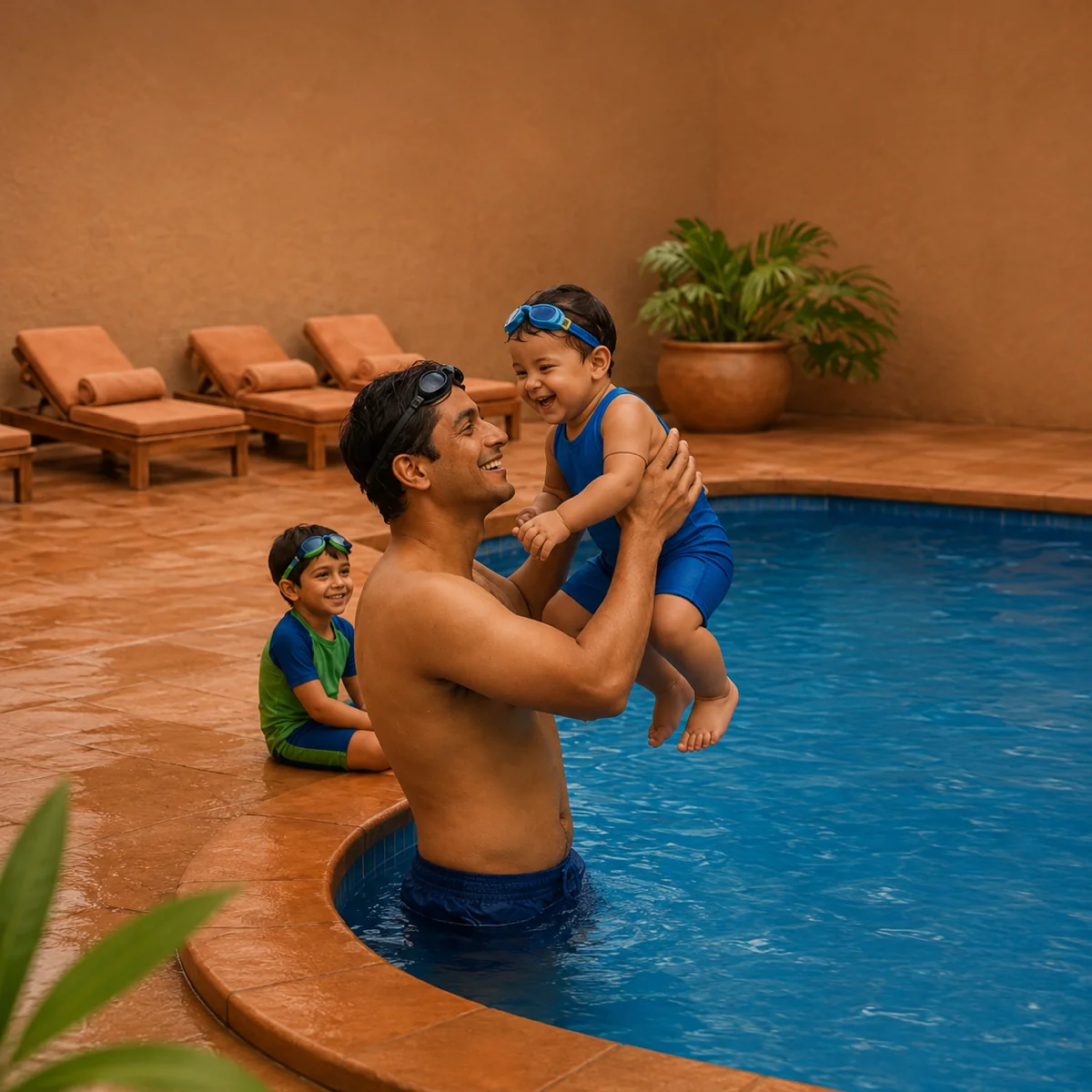 Madilu — the swimming pool